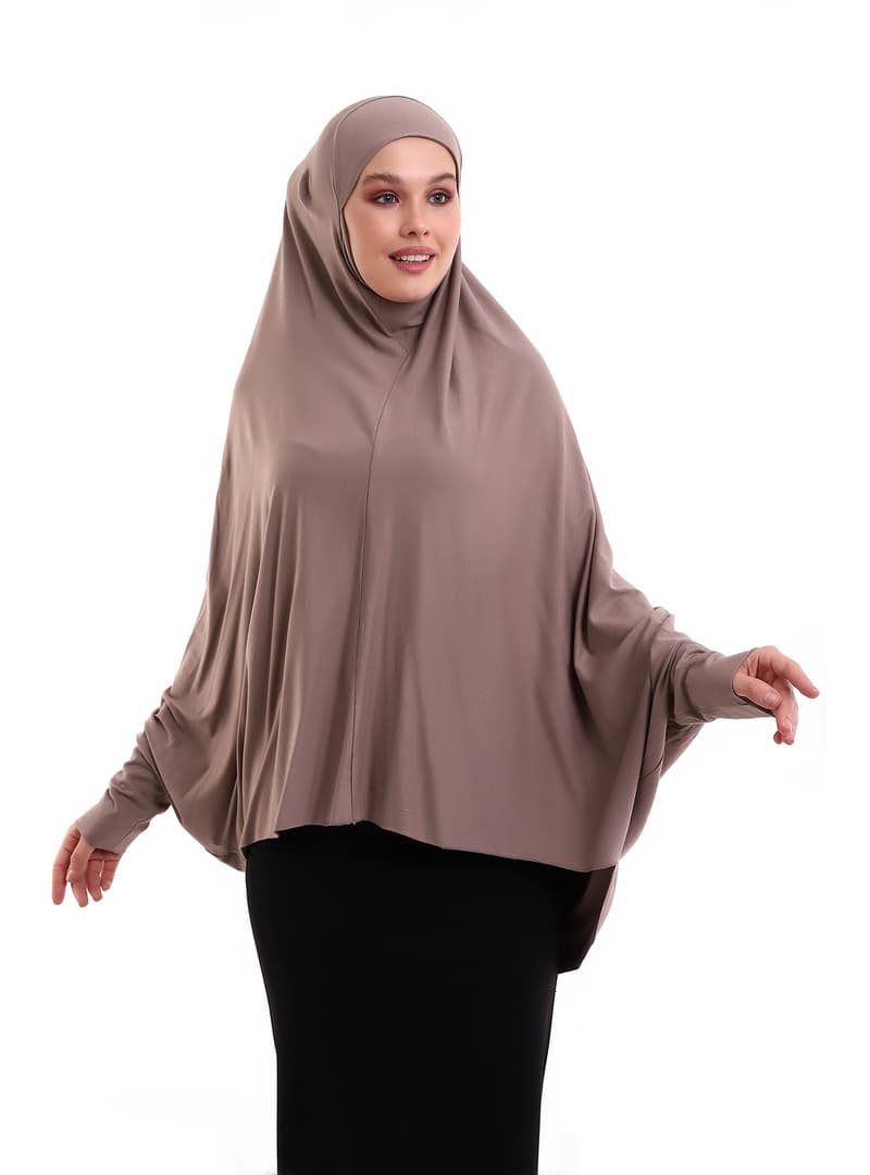 Penye Abaya Kahve Rengi