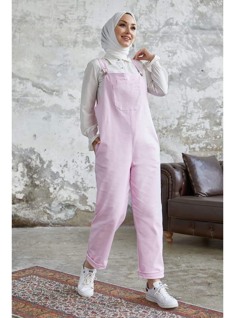 Pembe Askılı Salopet