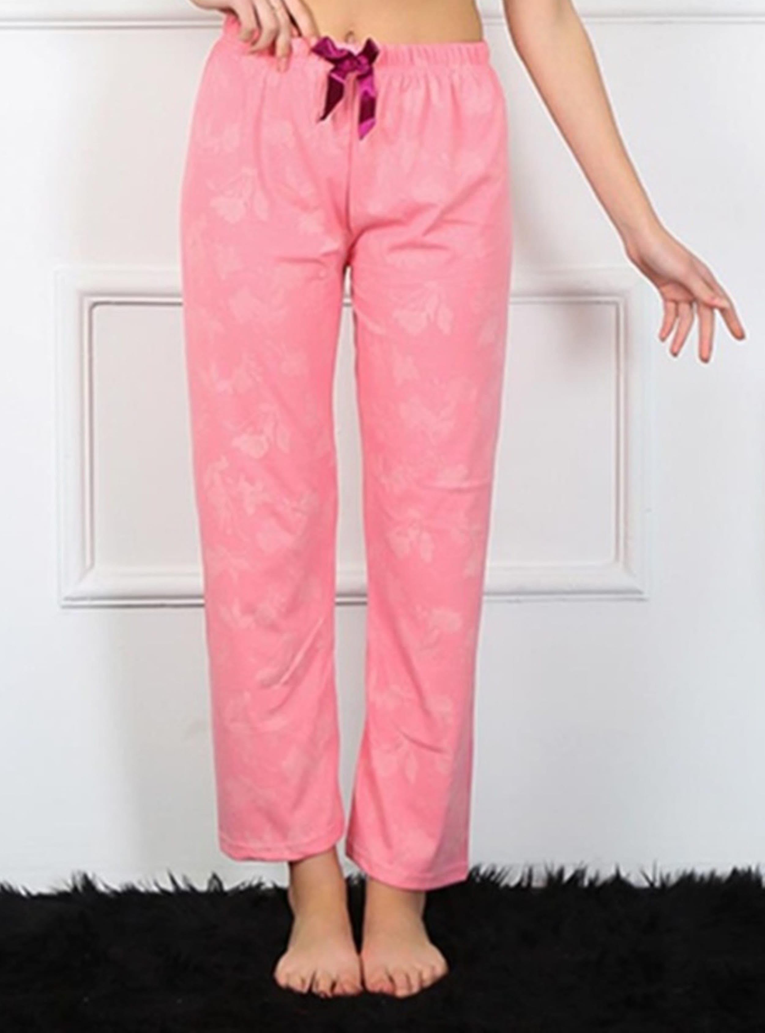 Pamuklu Alt Pijama Pembe