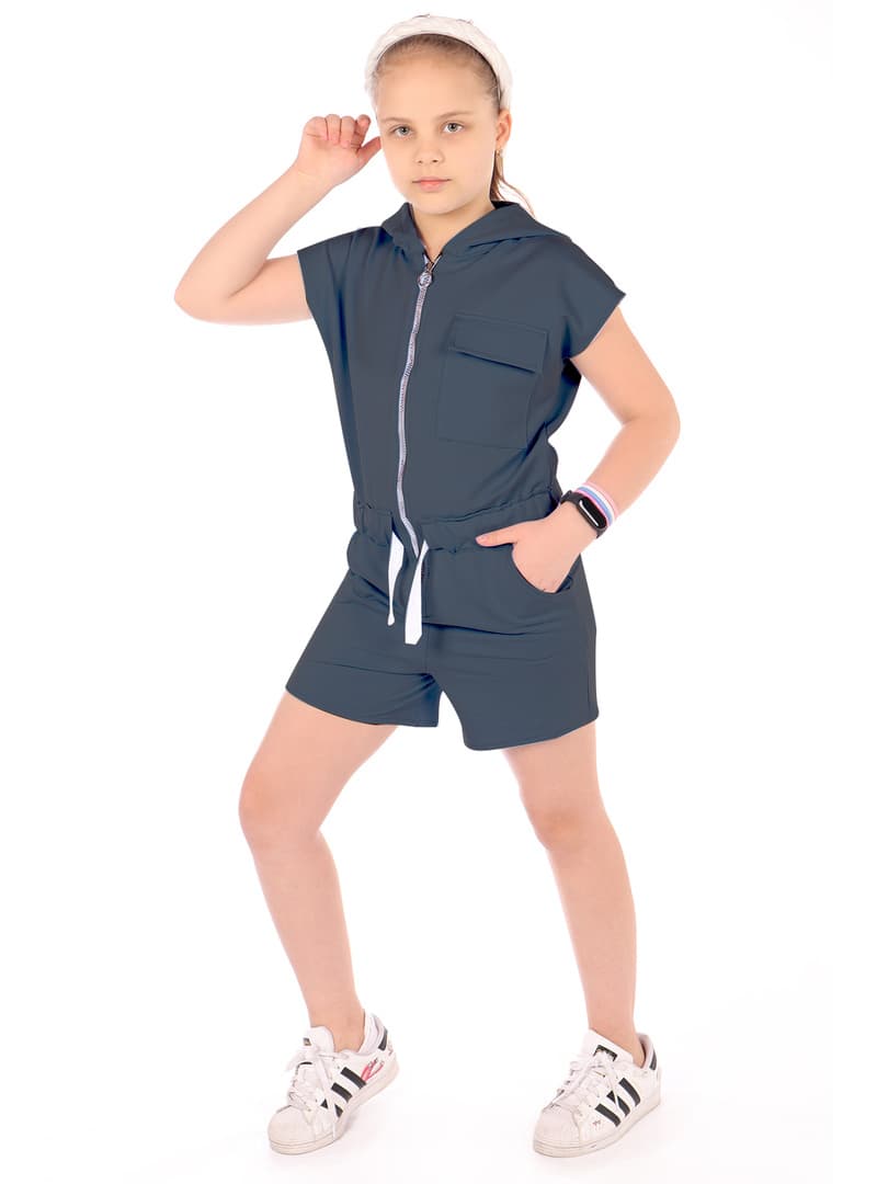 Kız Çocuk Tulum Füme