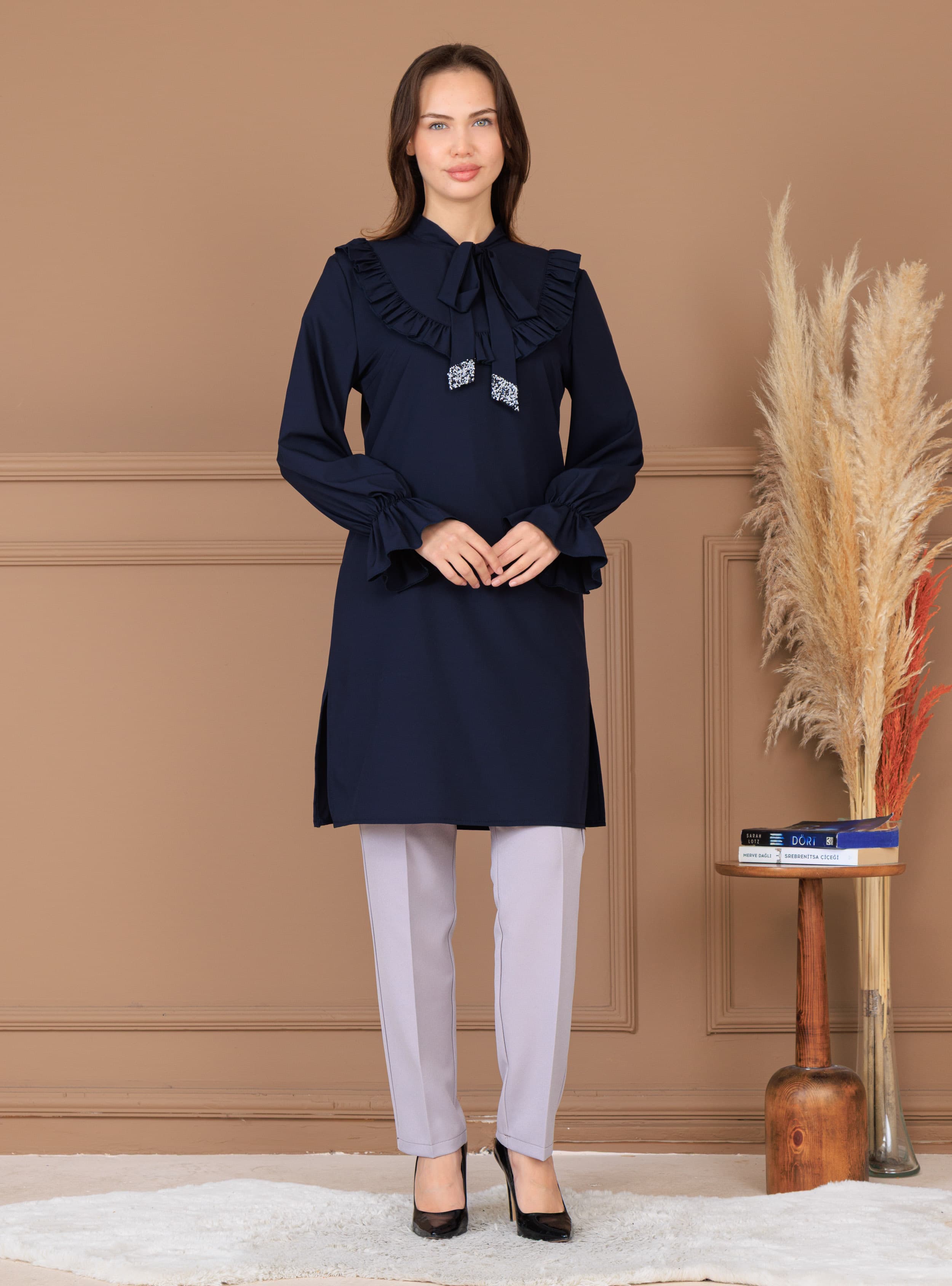 Tunik Pantolon İkili Takım Lacivert