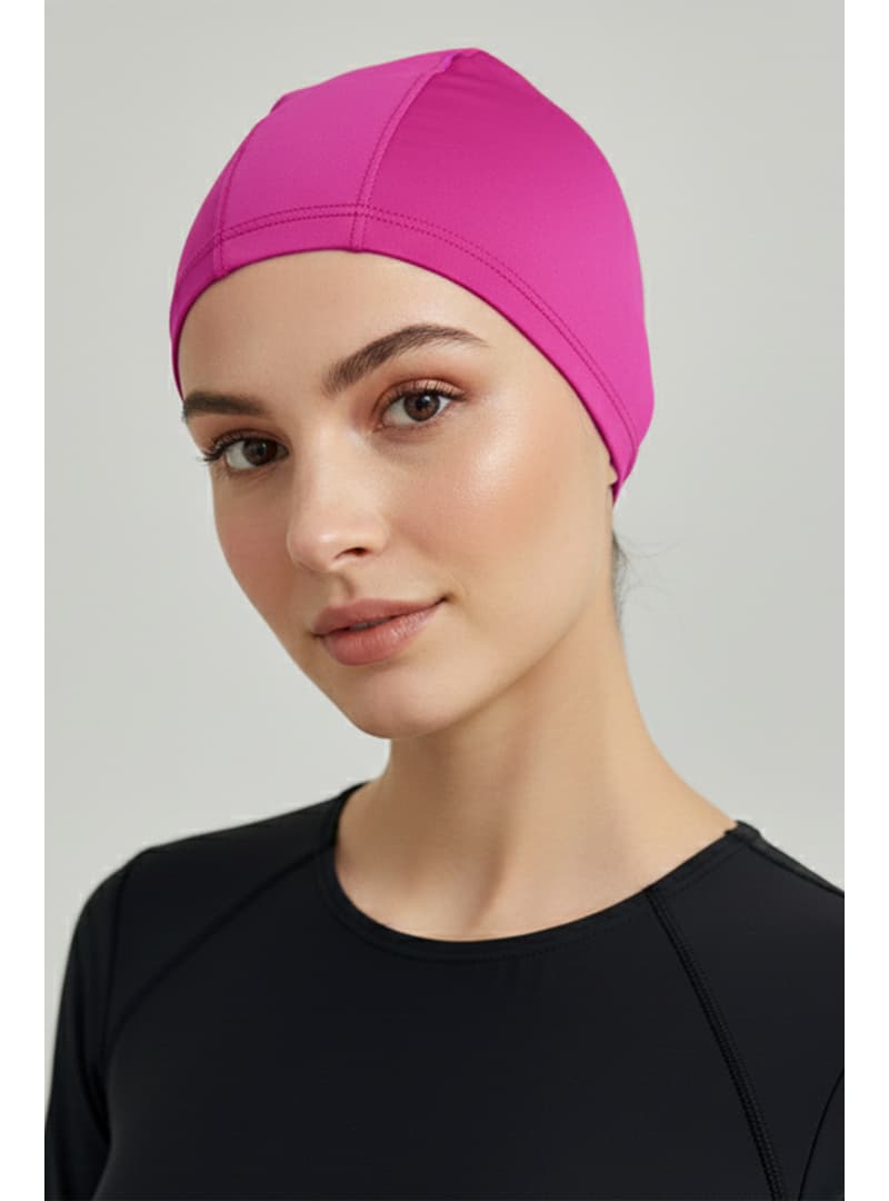 Deniz Havuz Düz Bone Pembe