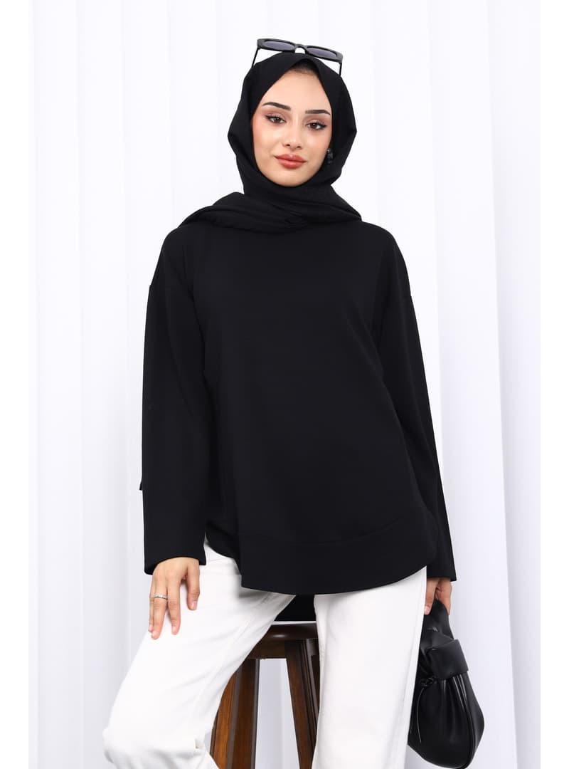 Siyah Modal Sweatshirt