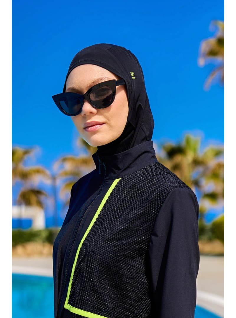 Athletic Siyah Bone B2601 1 Yeşil Logolu