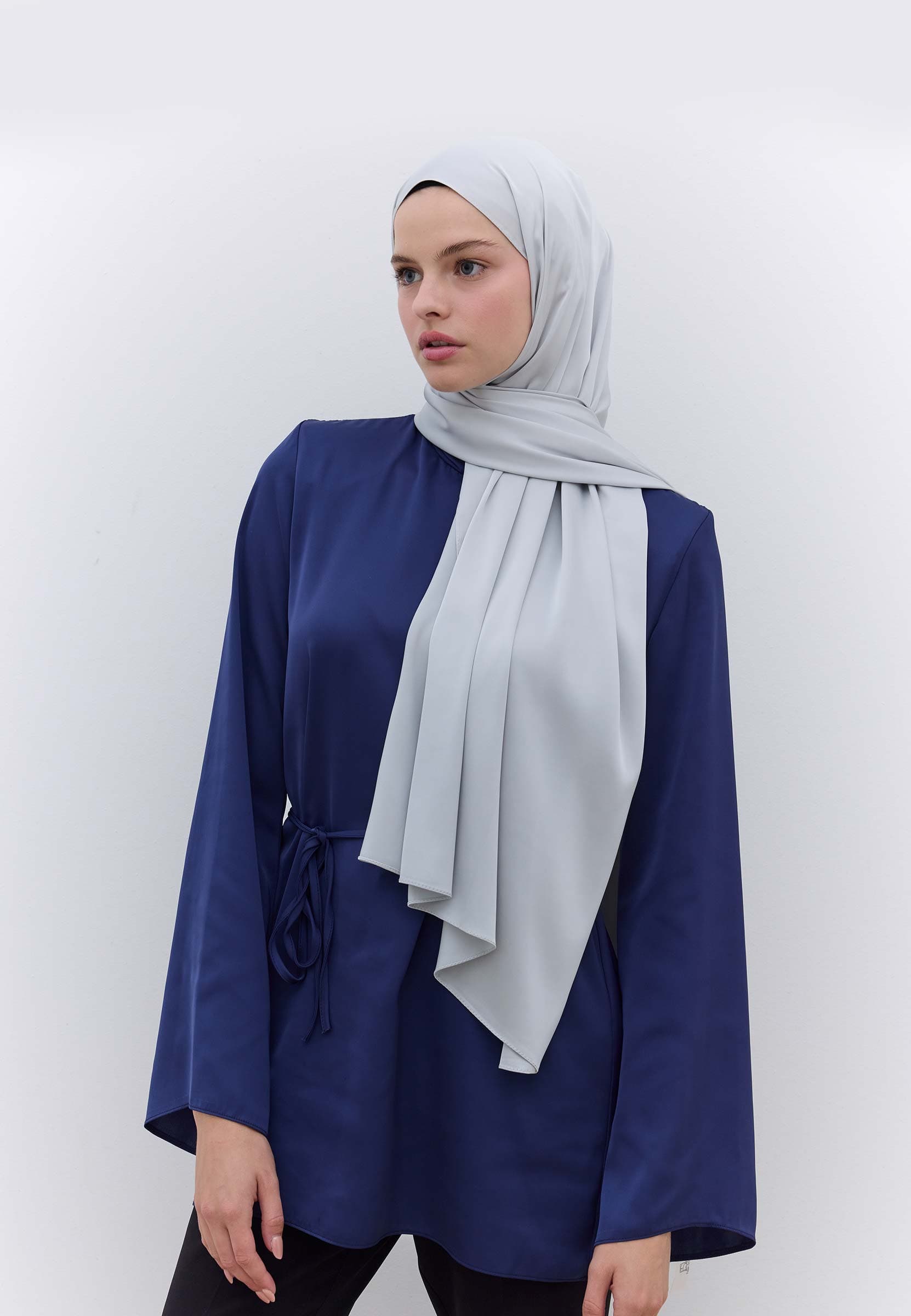 İpeksi Elegance Şal Gümüş