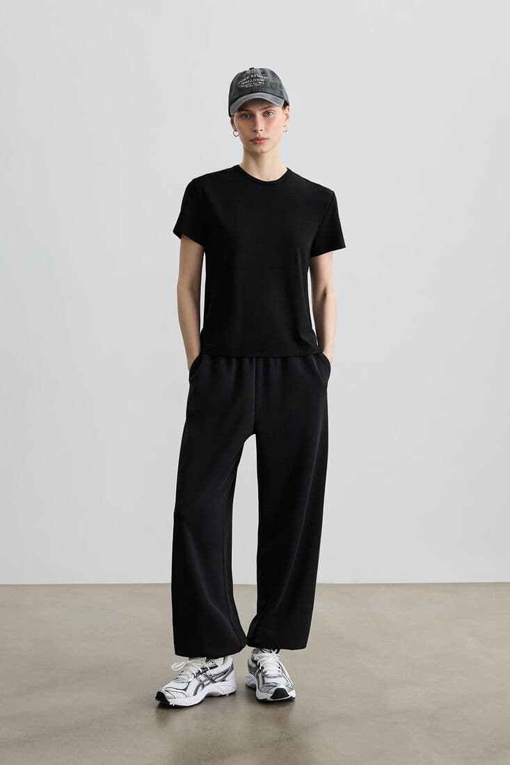 SİYAH İNCE JOGGER EŞOFMAN ALTI