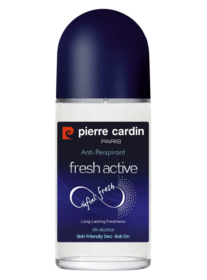 Pierre Cardin Roll on Kadın Deodorant Ter Koku Önleyici Leke Bırakmayan 48 Saat Koruma Fresh Active 50 ml