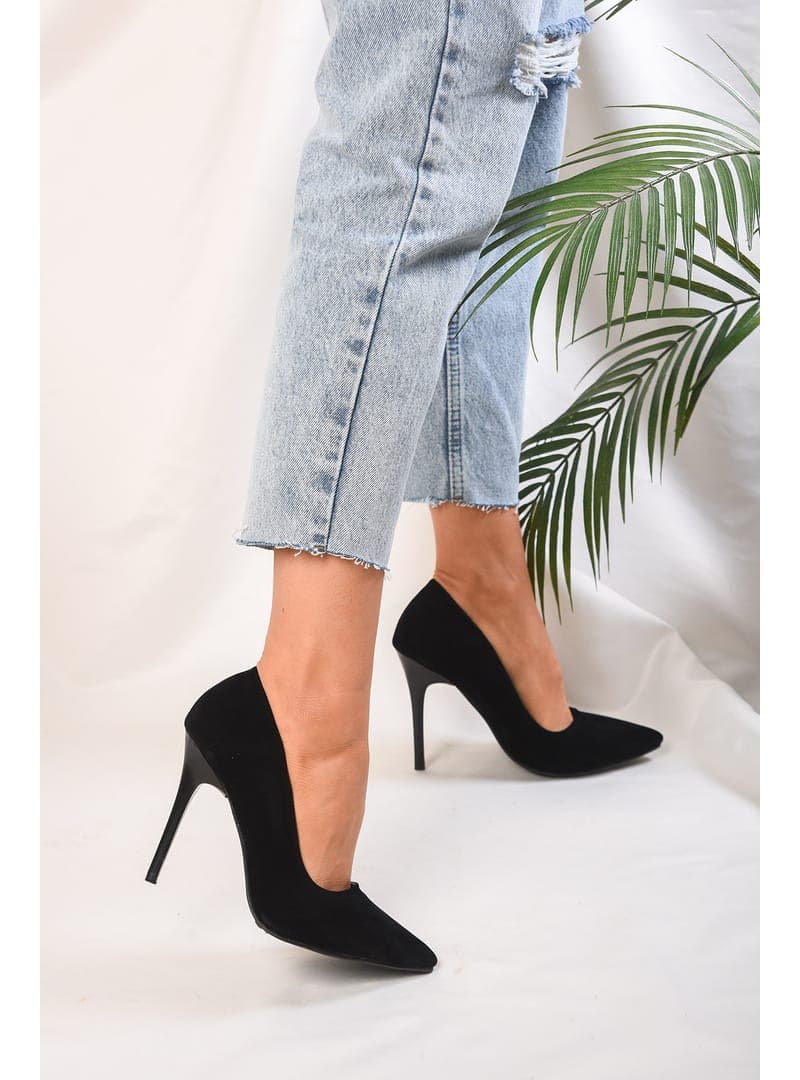 Stiletto Topuklu Ayakkabı Siyah