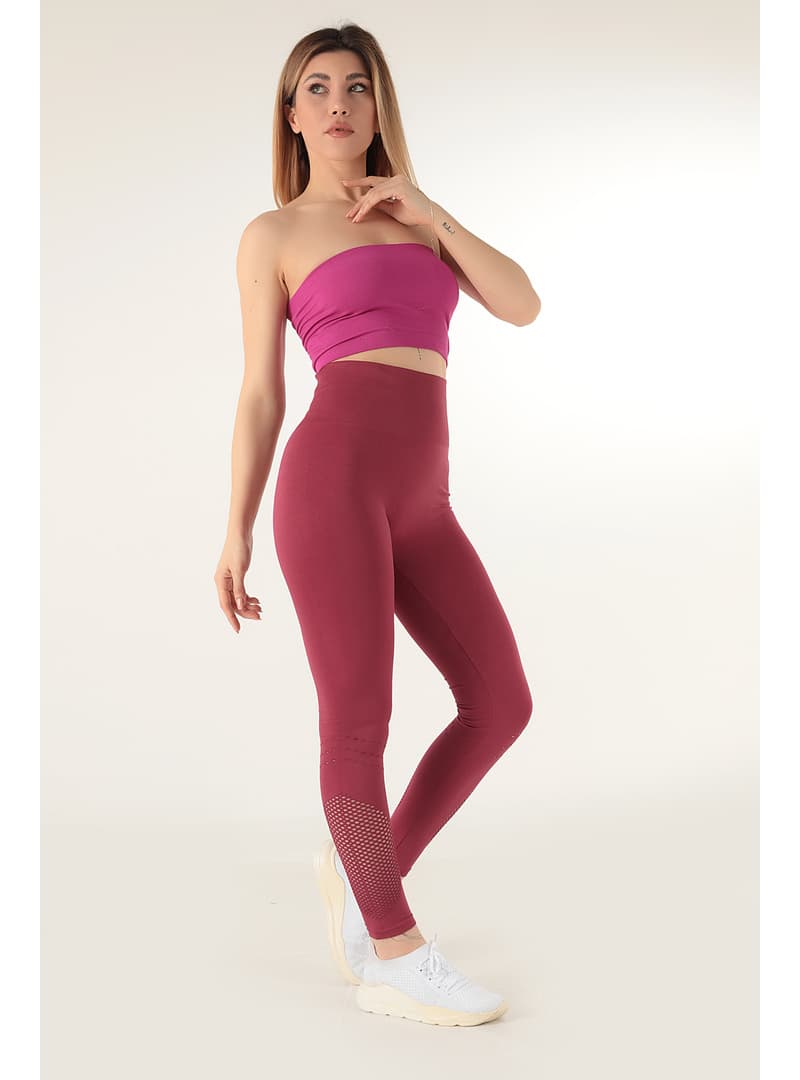 DoReMi Seamless Yüksek Bel Spor Tayt Fuşya