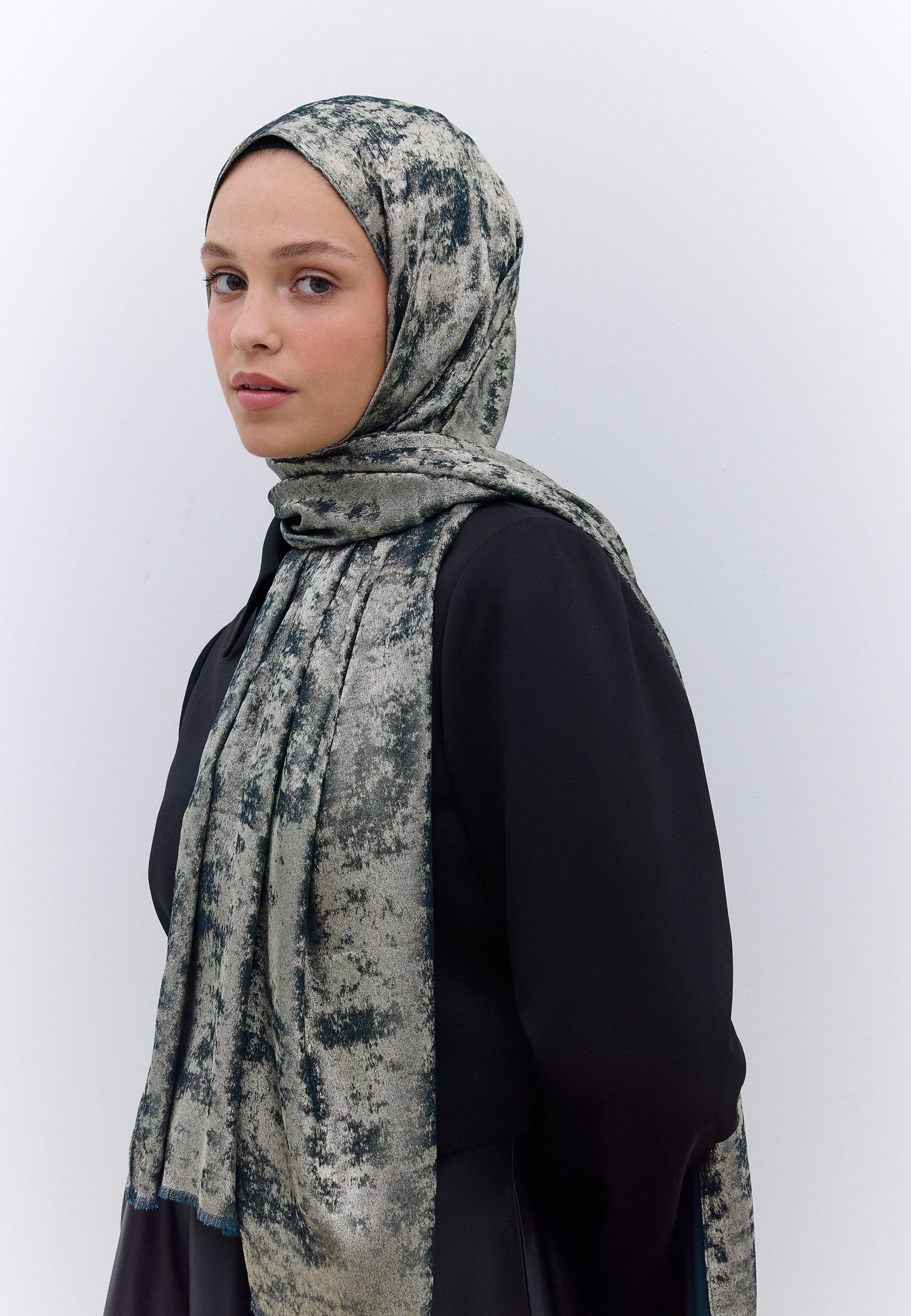Luxury Shıne Şal Zümrüt