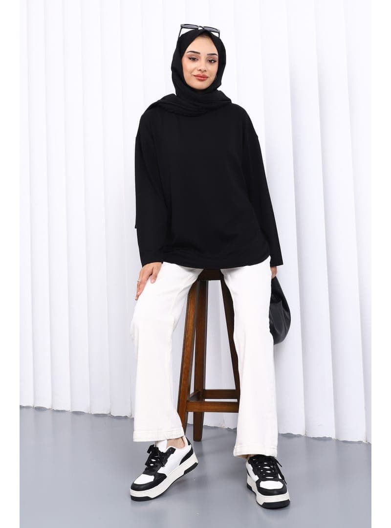 Siyah Modal Sweatshirt