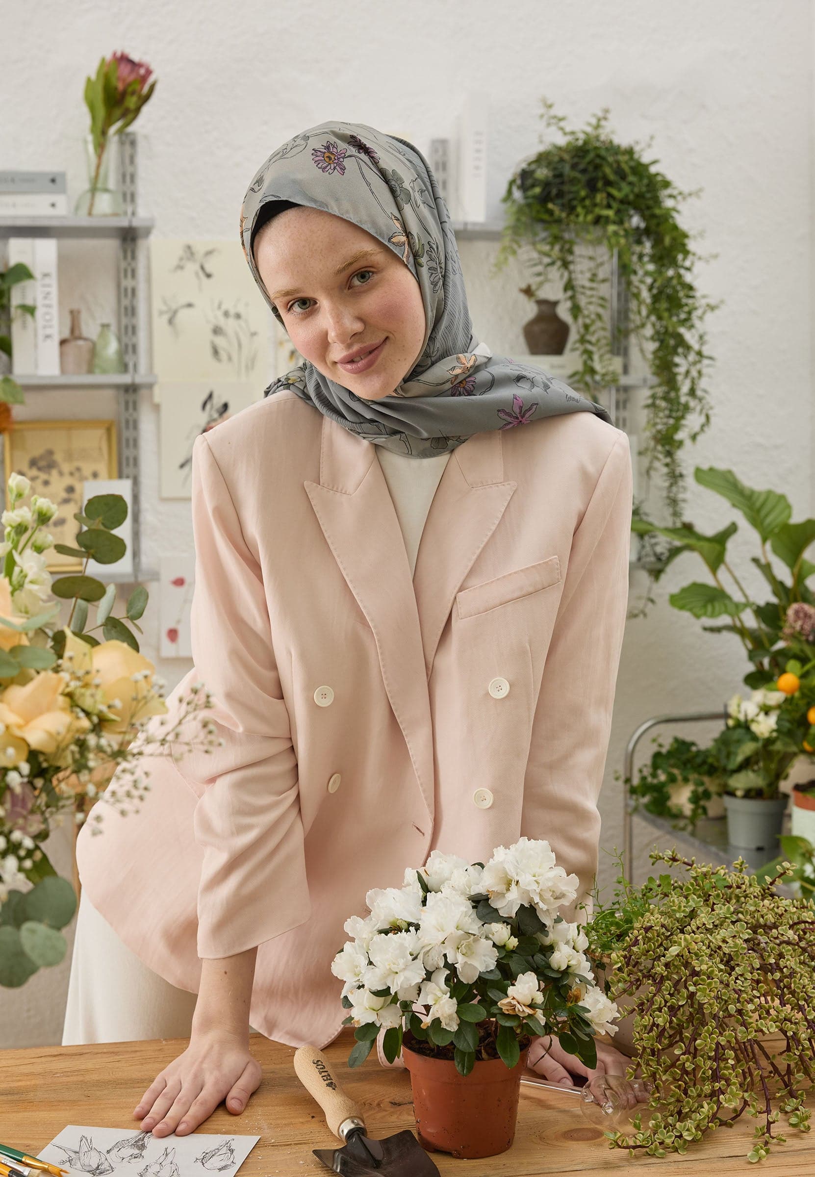 Ruth Desen Şal Füme