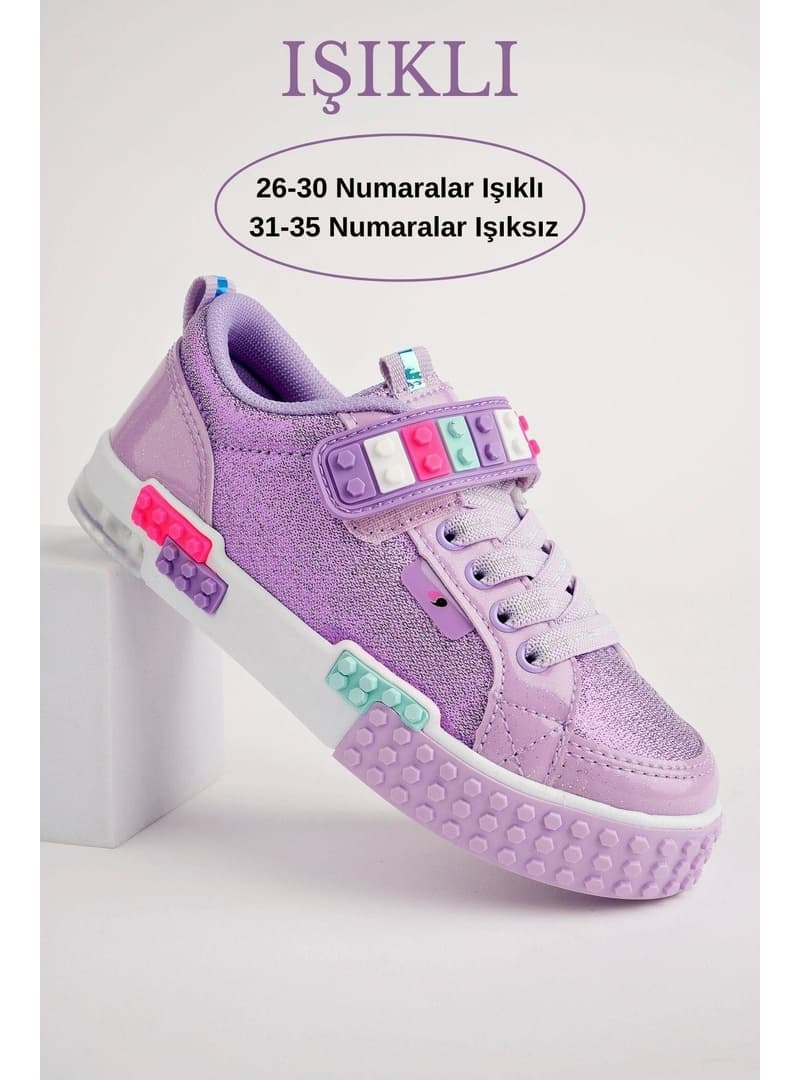 Çocuk Sneaker Spor Ayakkabı Lila