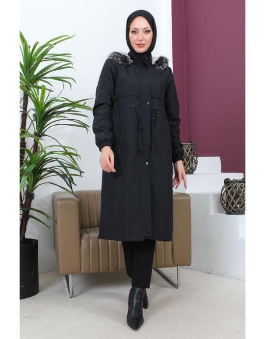 Bayan Siyah Bondik Mont Kısa Boy 88102