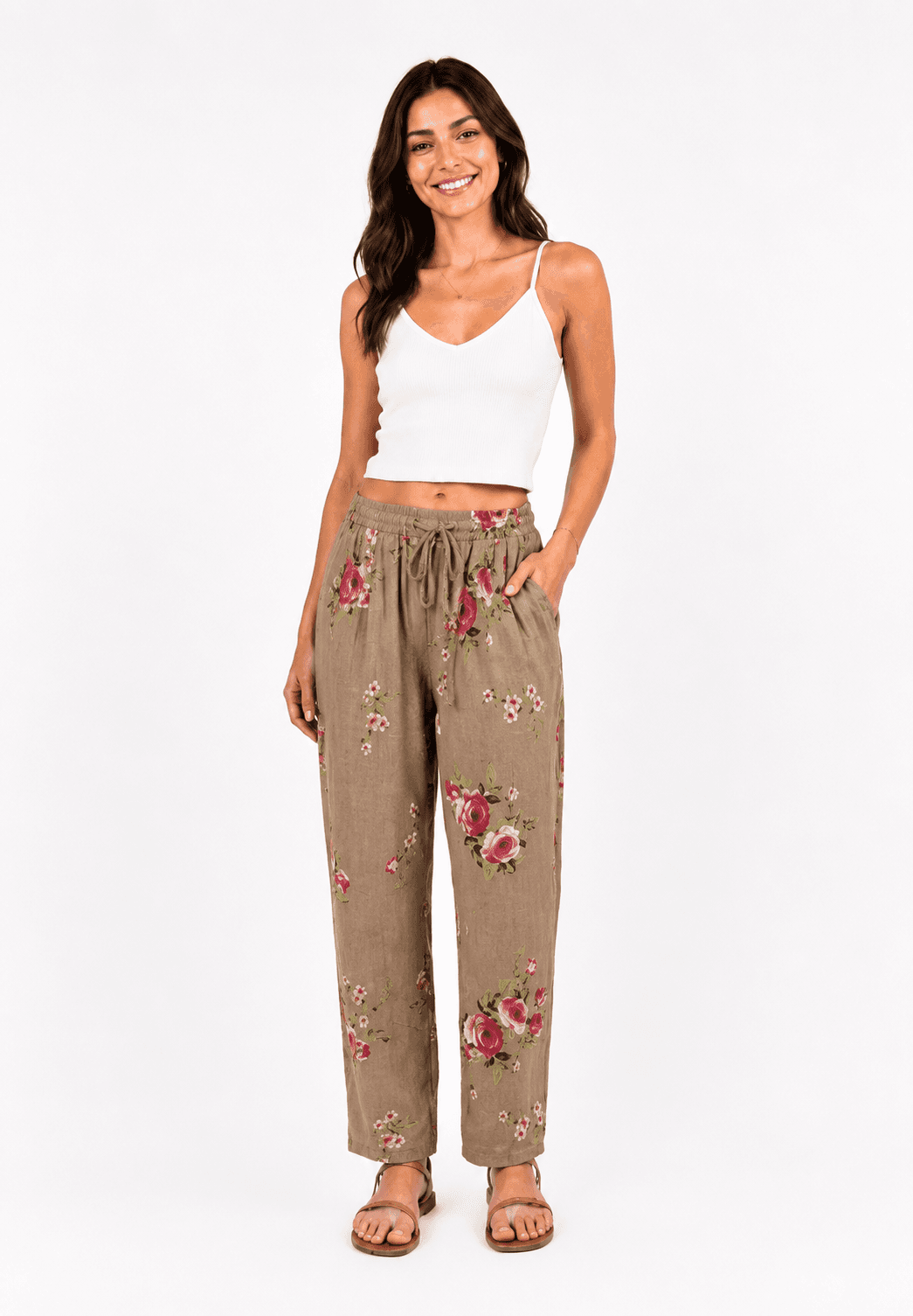 Rosalie Keten Pantolon Camel