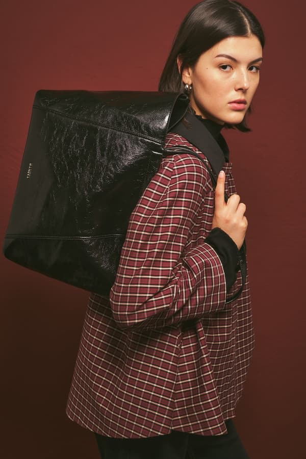SQUARE TOTE ÇANTA SİYAH