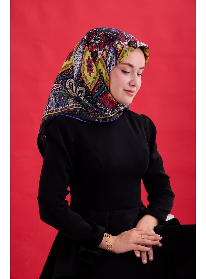 Çok Renkli İpek Eşarp