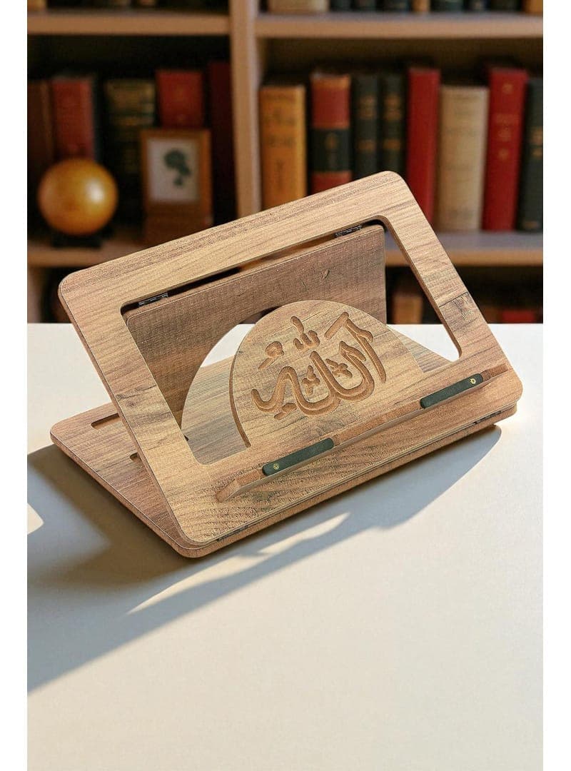 Ahşap Rahle Katlanabilir Tablet Standı