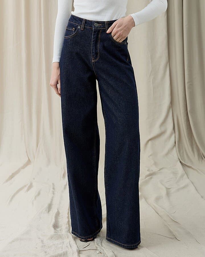 Baggy Fit Jean Lacivert