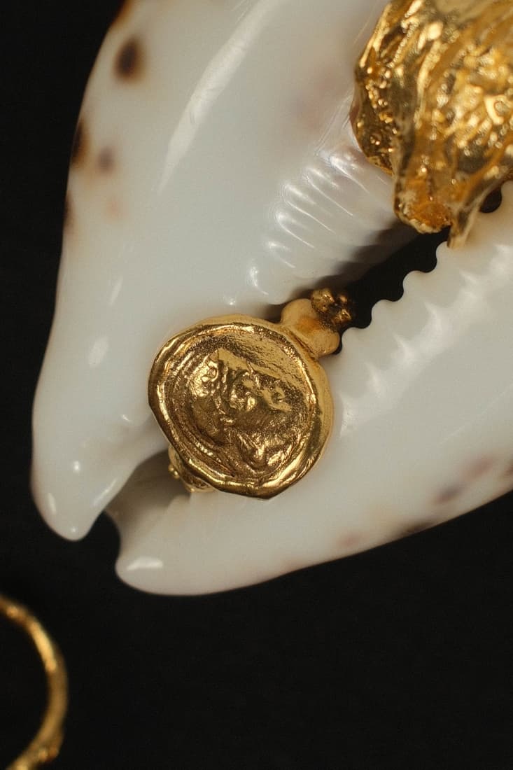 GOLD MADALYON YÜZÜK