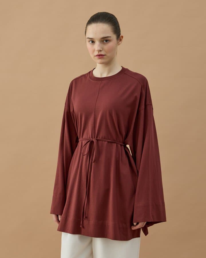 Süprem Pure Kesikli Tunik Terra Cotta