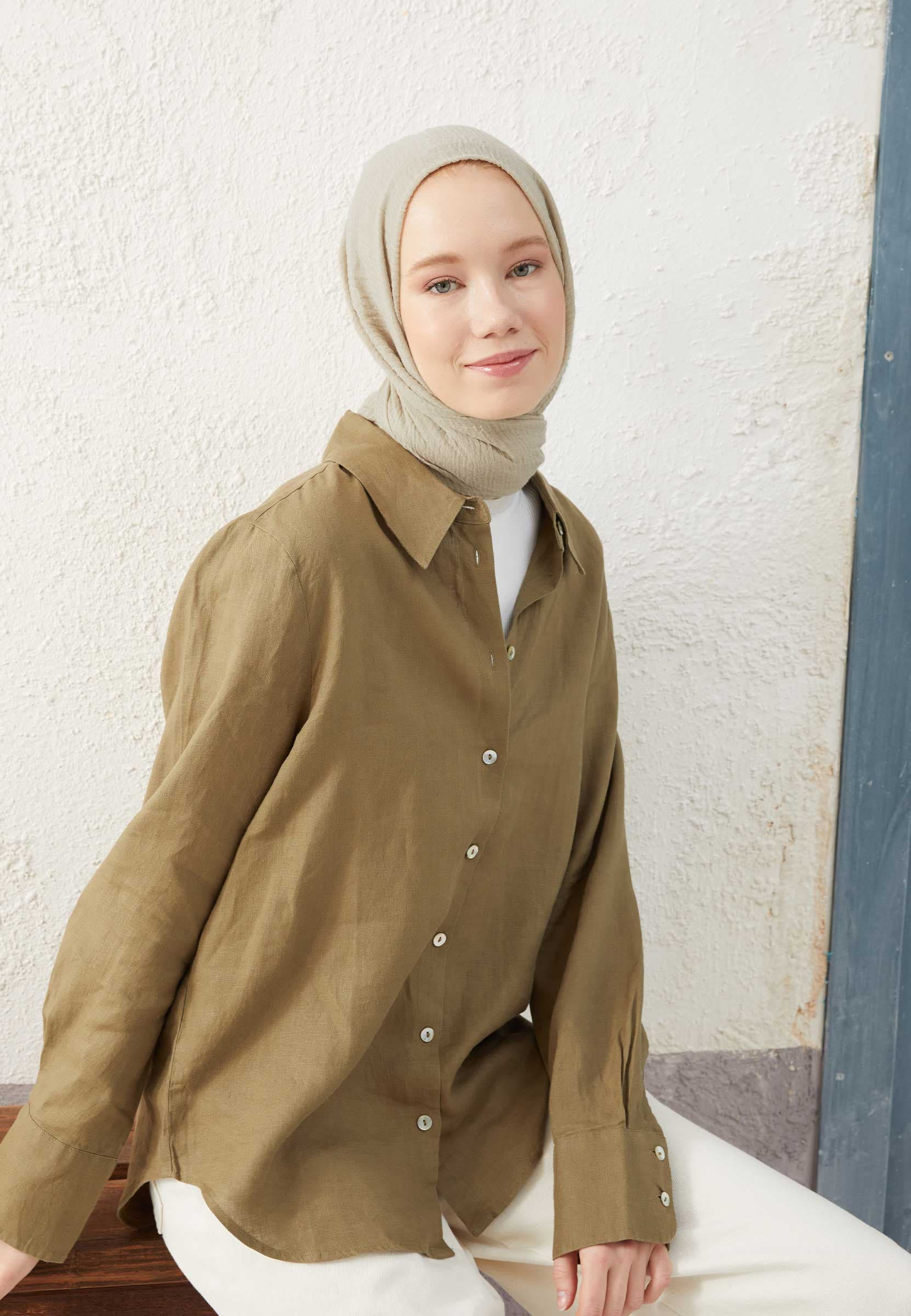 Bürümcük Şal Naturel Bej