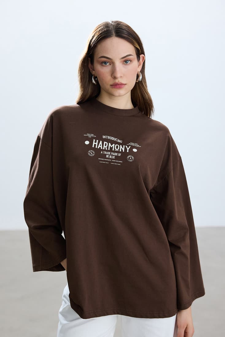 HARMONY UZUN KOLLU T-SHIRT