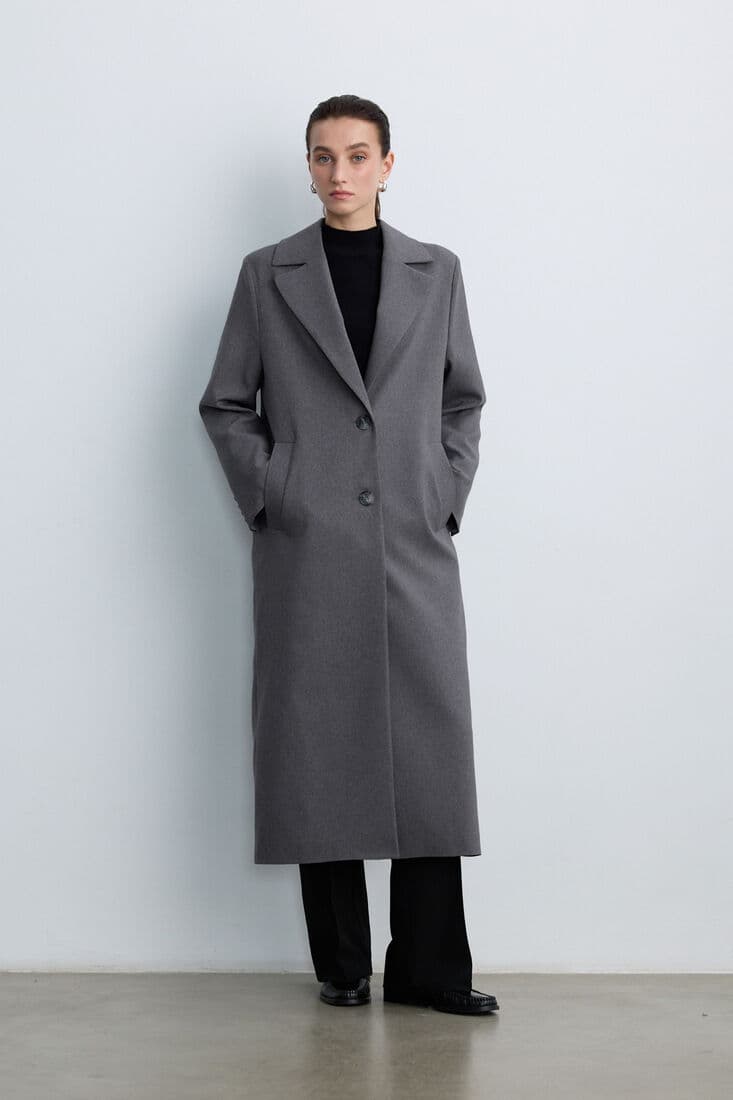 GRİ UZUN BLAZER