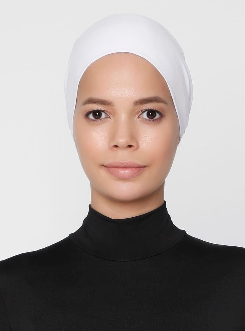 XL Bağcıklı Bone Beyaz Tuva Bone