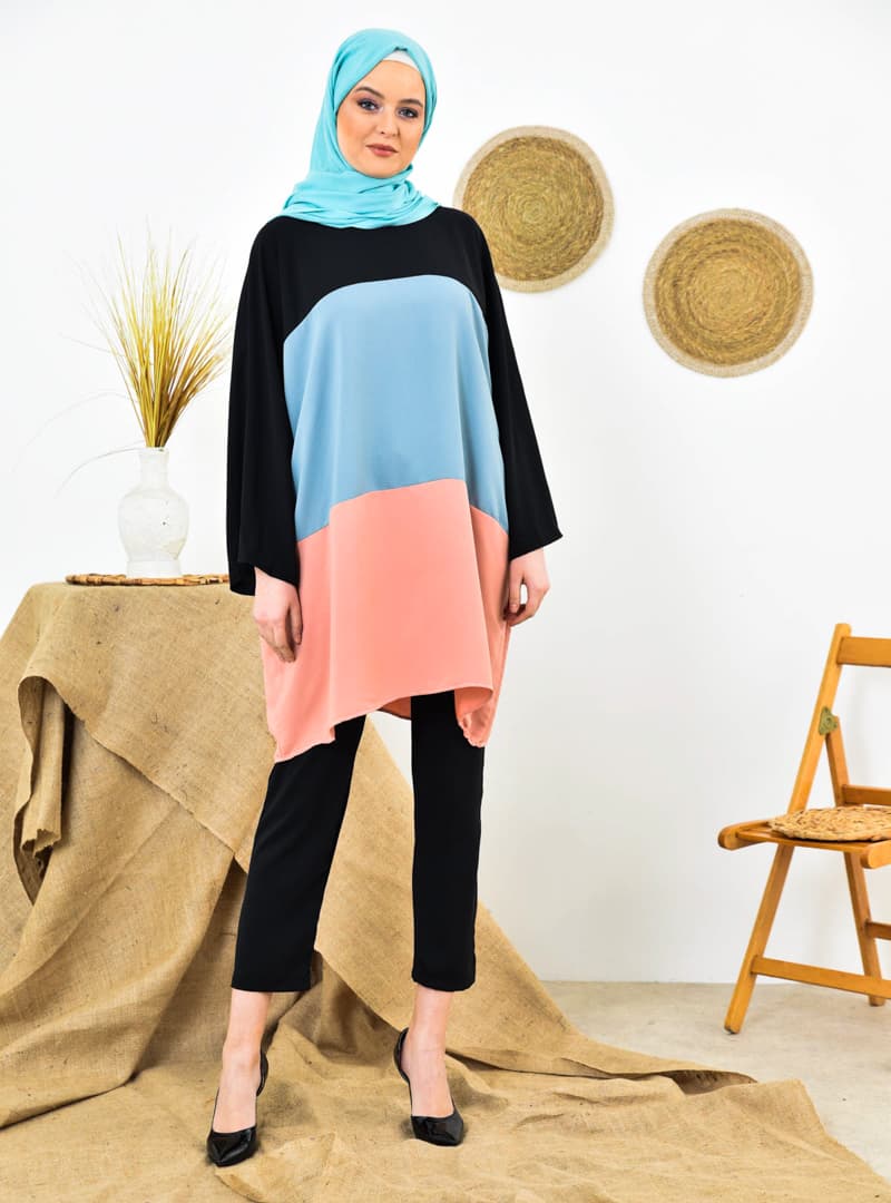 Tunik Pantolon Takım Sade Mint Yeşili
