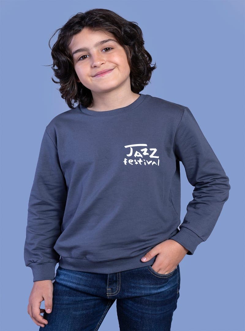 Çocuk Baskılı Sweatshirt