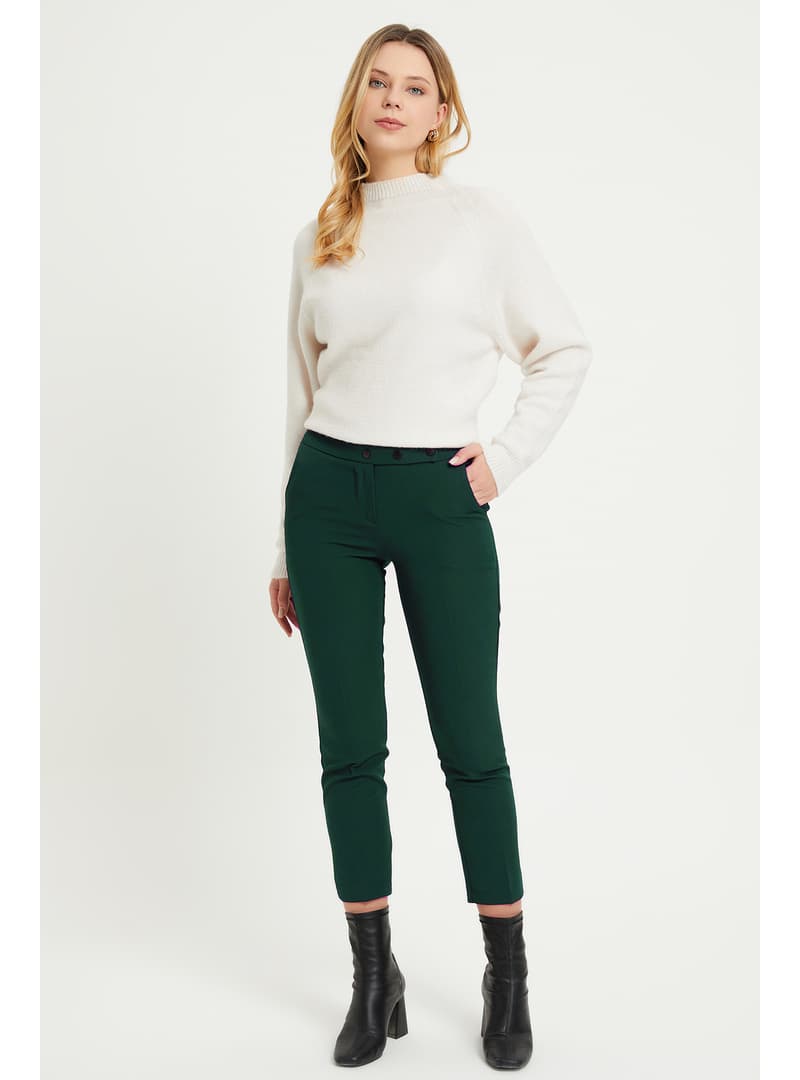 Cigarette Pantolon 88cm Zümrüt