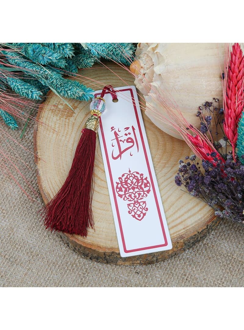 İkra Yazılı Kitap Ayracı Kırmızı