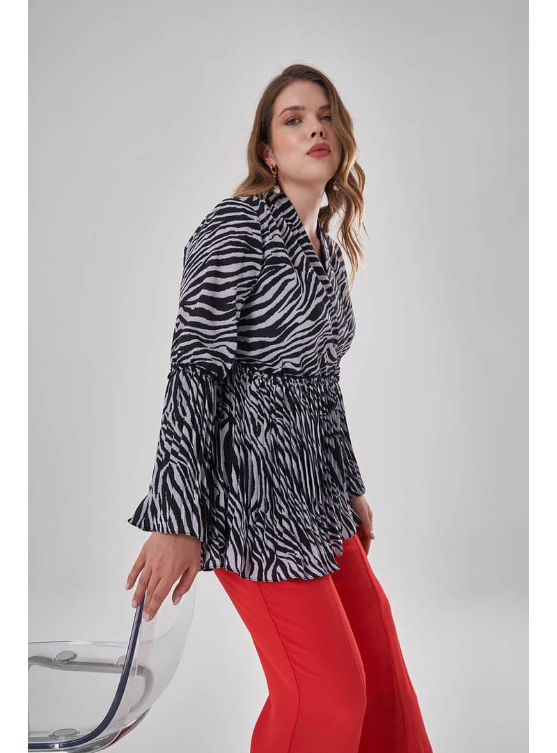 Zebra Desenli Tunik