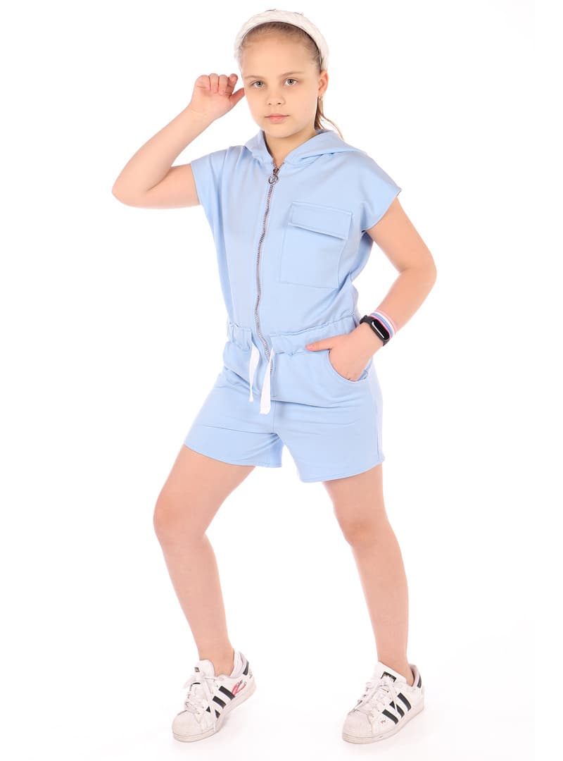 Kız Çocuk Tulum Mavi