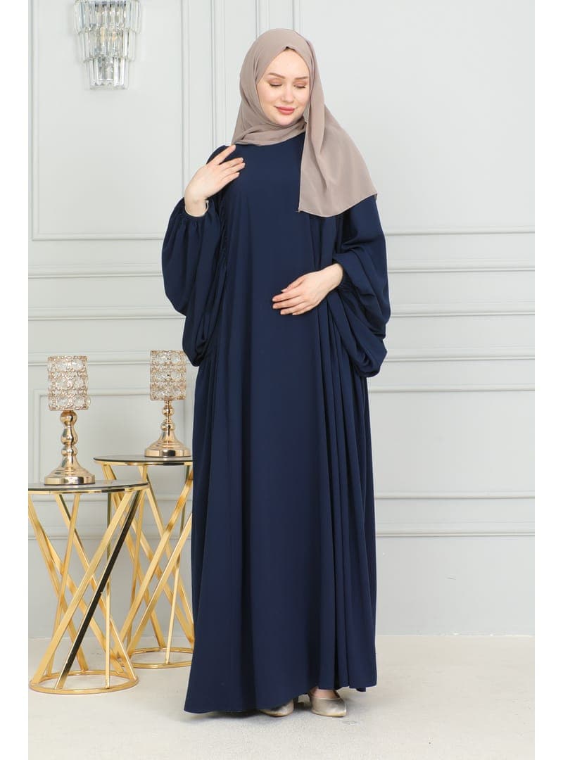 Firuze Elbise 8008 Lacivert