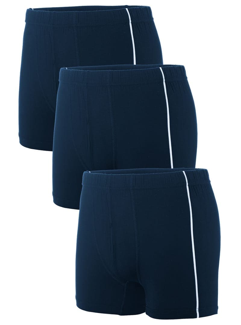 3lü Bambu Likralı Erkek Boxer Seti