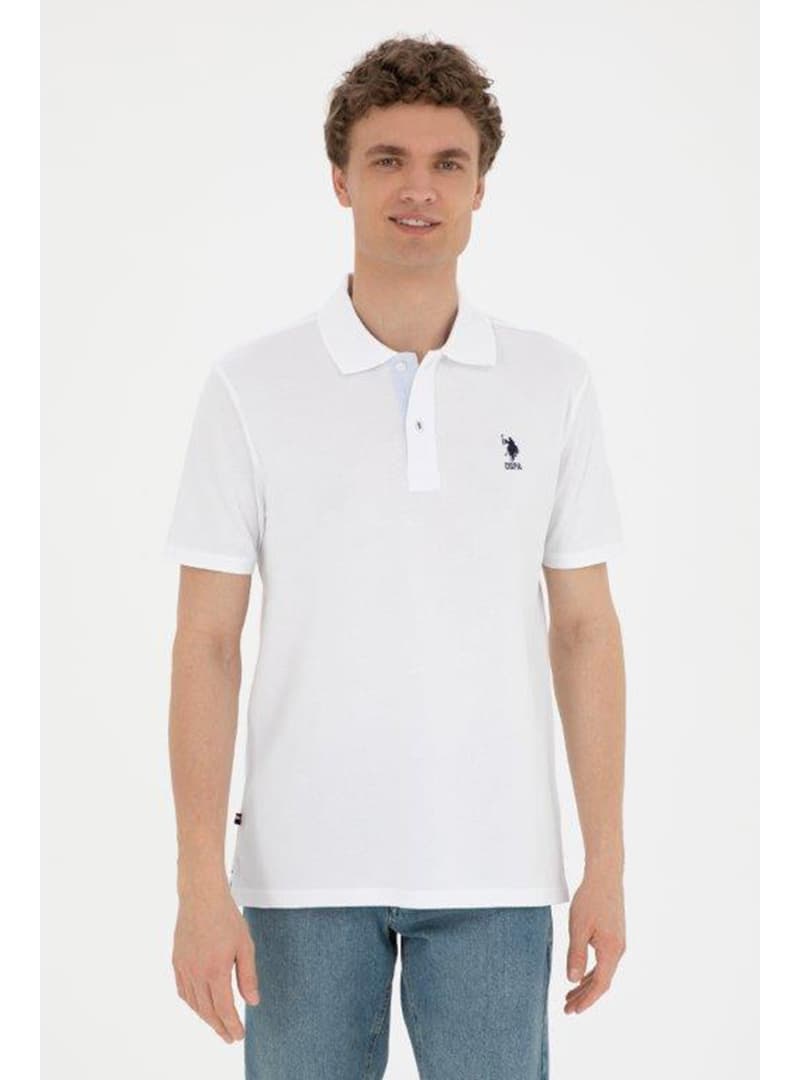 Polo Yaka Tişört Beyaz