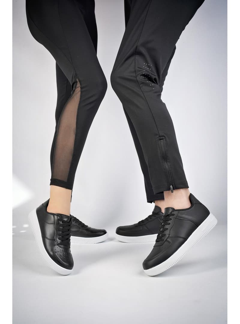 Unisex Spor Ayakkabı Siyah Beyaz