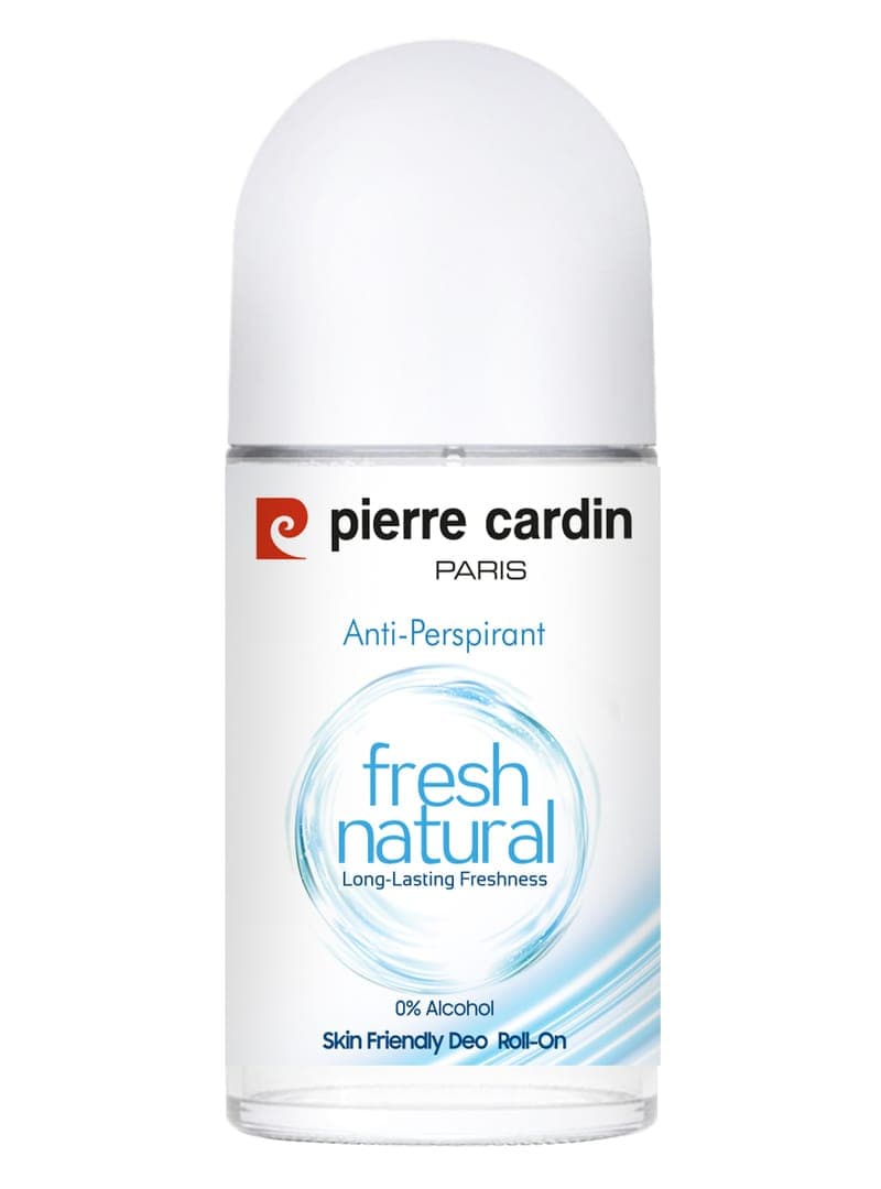 Pierre Cardin Roll on Kadın Deodorant Ter Kokusu Önleyici Leke Bırakmayan 48 Saat Koruma Fresh Natural 50 ml