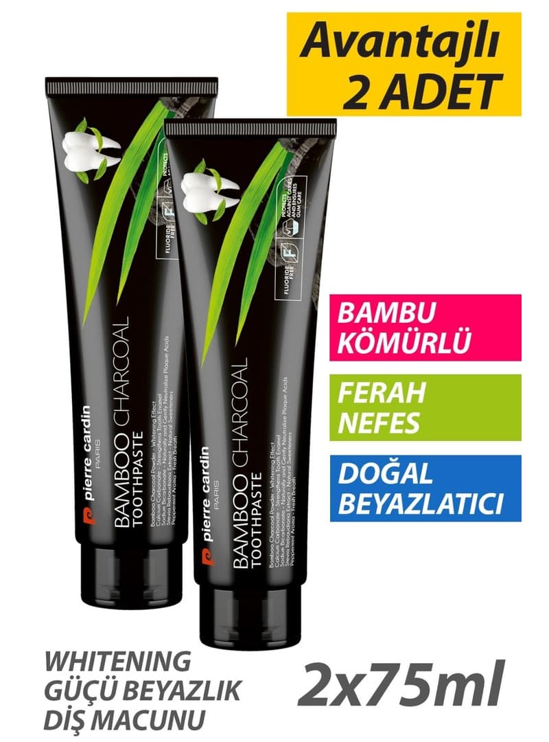 Bambu Kömürlü Diş Macunu 2li Set