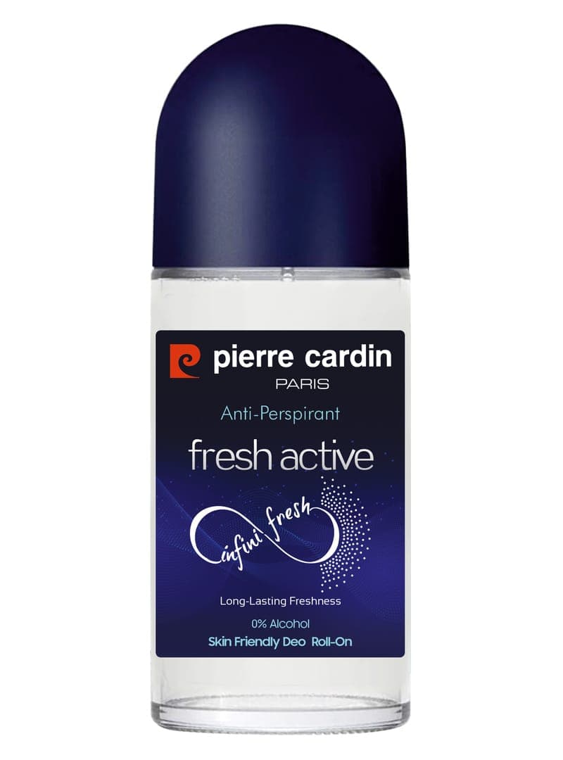 Pierre Cardin Roll on Kadın Deodorant Ter Koku Önleyici Leke Bırakmayan 48 Saat Koruma Fresh Active 50 ml