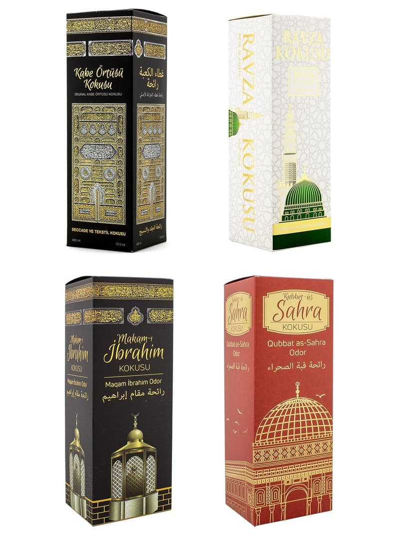 Kabe Medine Makam Kubbe Kokuları Sprey Seti