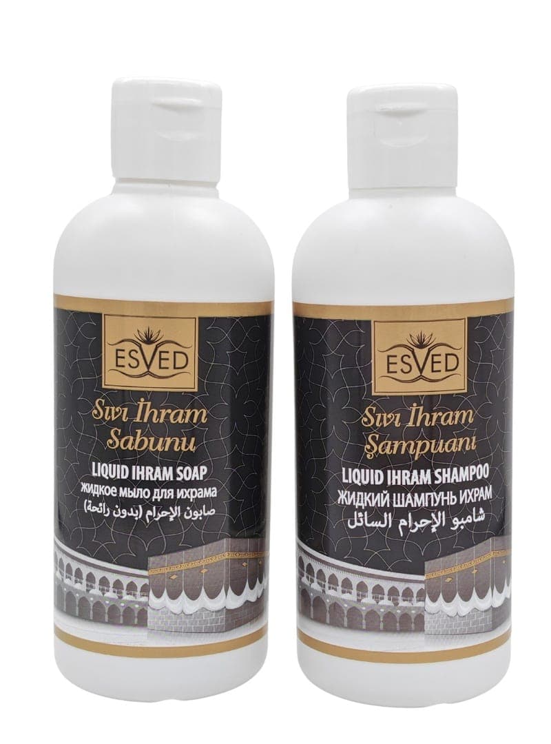 Kokusuz İhram Sıvı Sabun ve Şampuan 50ml