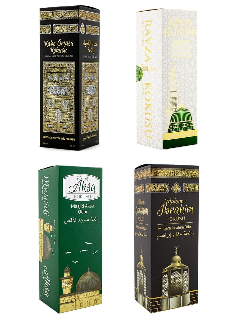 Kabe Örtüsü Medine Ravza Mescdi Aksa Makamı İbrahim Kokusu Sprey 400 Ml