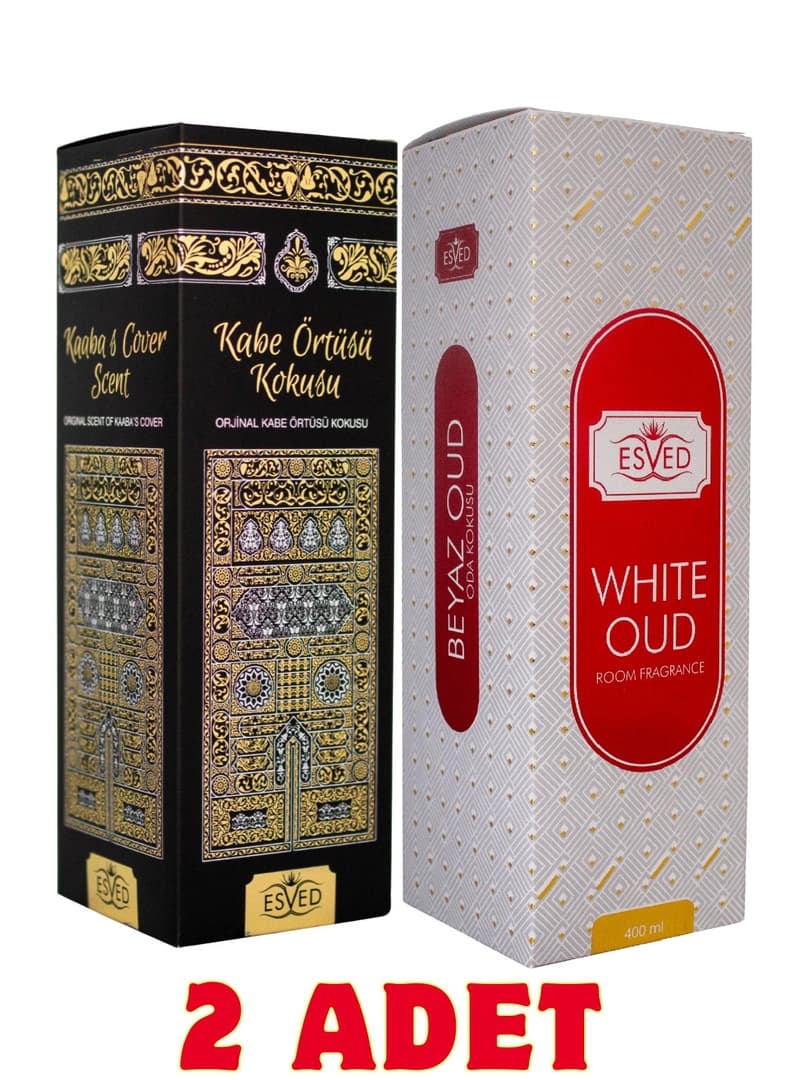 Kabe Örtüsü ve Beyaz Oud Oda Kokusu 400 ml