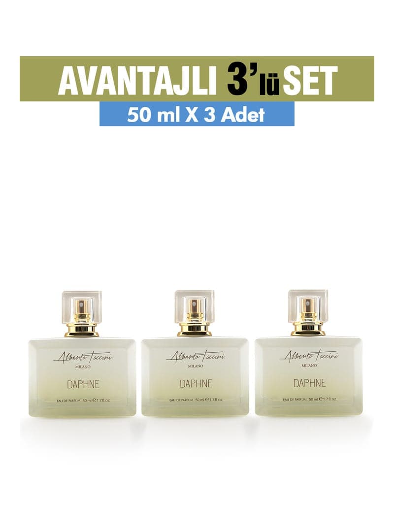 3lü Set Alberto Taccini Daphne Kadın Parfümü 50 ml
