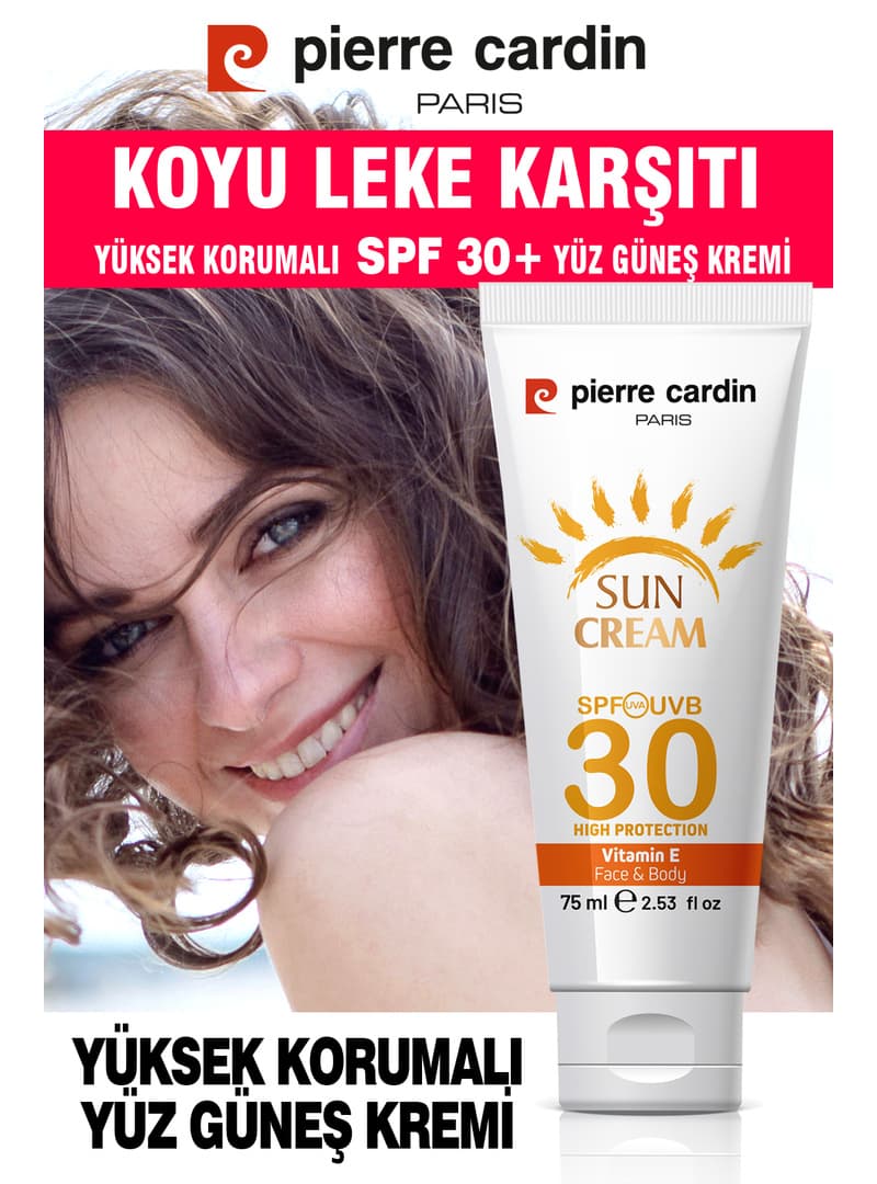 Yüksek Korumalı SPF 30 Yüz Güneş Kremi