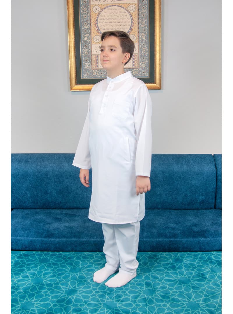 Çocuk Hac Umre Takım Beyaz