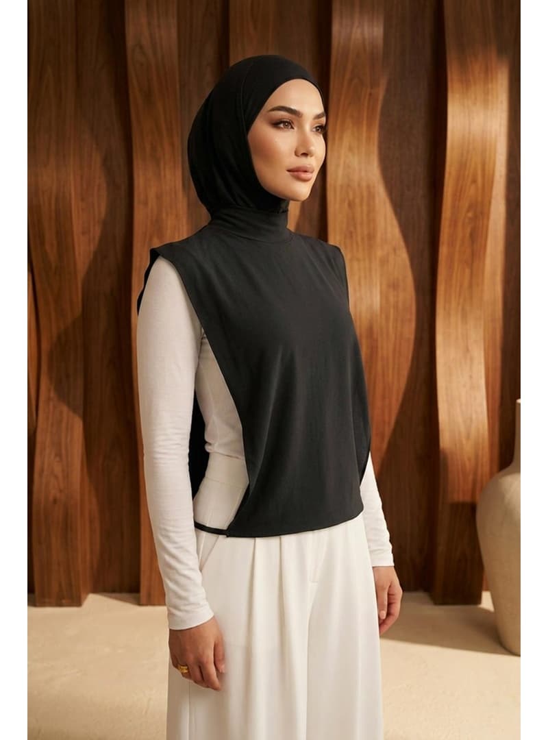 Penye Bone Boyunluk Takım, DK 2 Siyah